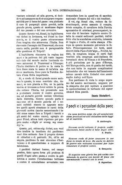 La vita internazionale rassegna quindicinale