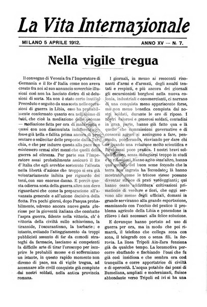 La vita internazionale rassegna quindicinale