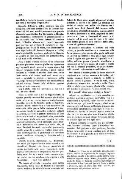 La vita internazionale rassegna quindicinale