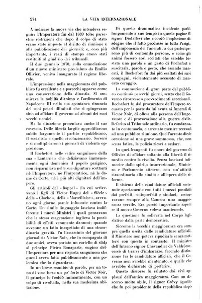 La vita internazionale rassegna quindicinale