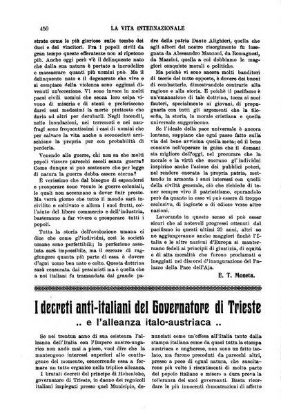 La vita internazionale rassegna quindicinale