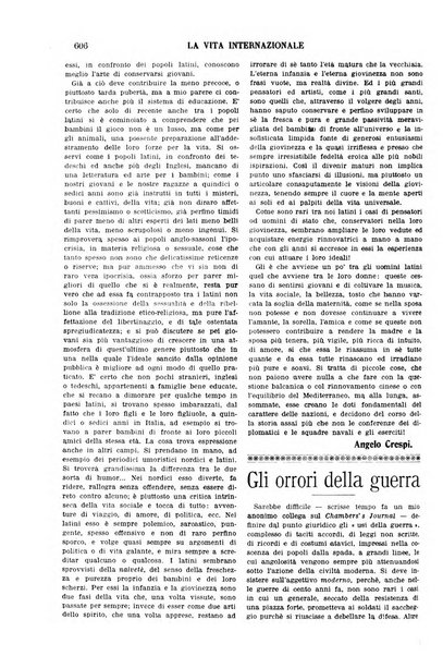 La vita internazionale rassegna quindicinale