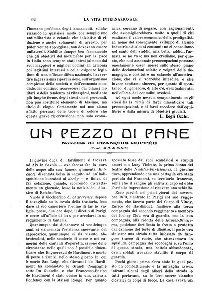 La vita internazionale rassegna quindicinale