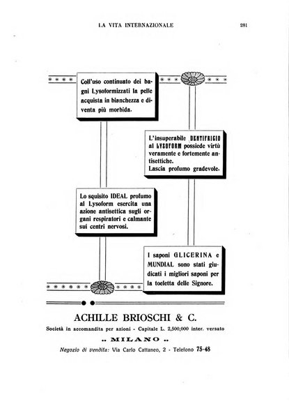 La vita internazionale rassegna quindicinale