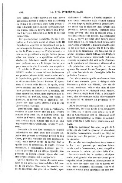 La vita internazionale rassegna quindicinale