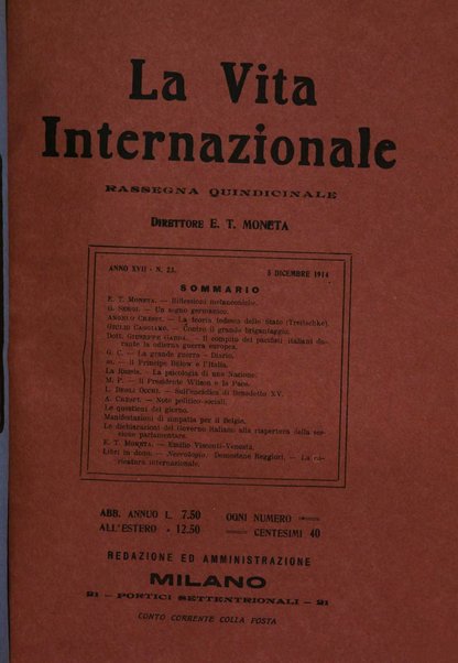 La vita internazionale rassegna quindicinale