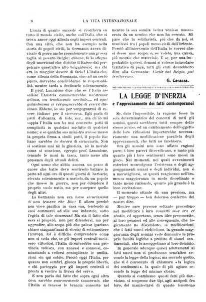 La vita internazionale rassegna quindicinale