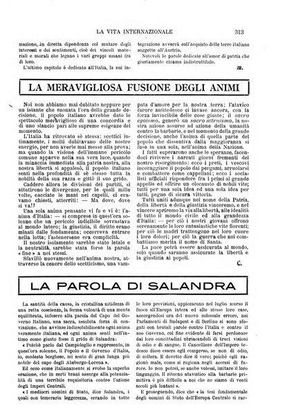 La vita internazionale rassegna quindicinale