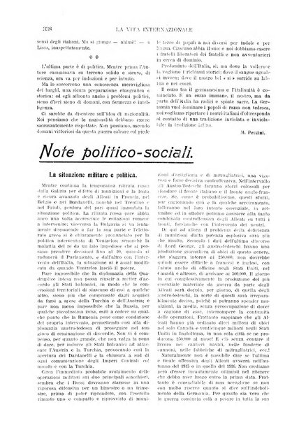 La vita internazionale rassegna quindicinale