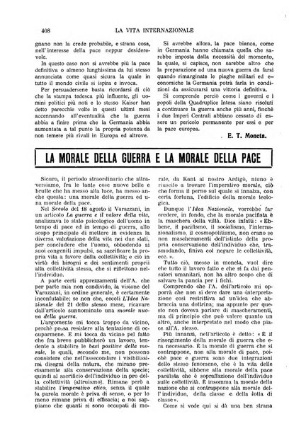 La vita internazionale rassegna quindicinale