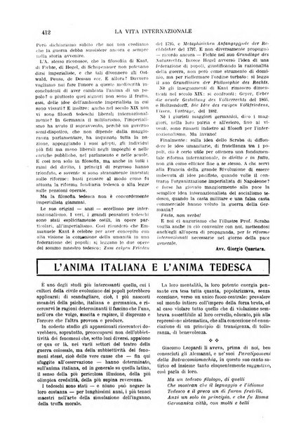 La vita internazionale rassegna quindicinale