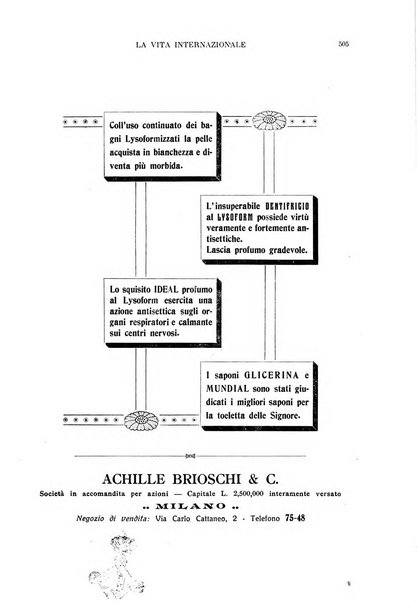 La vita internazionale rassegna quindicinale