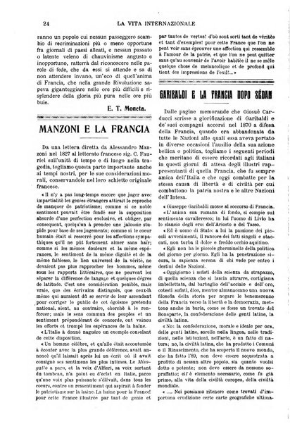 La vita internazionale rassegna quindicinale