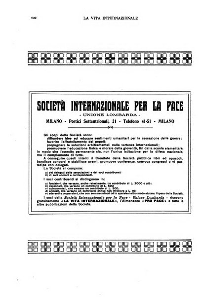 La vita internazionale rassegna quindicinale