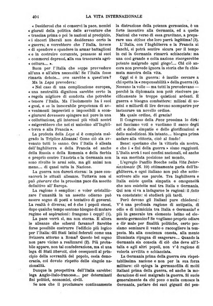 La vita internazionale rassegna quindicinale