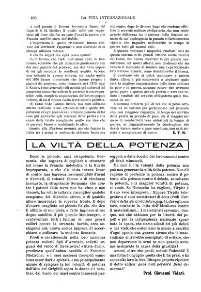 La vita internazionale rassegna quindicinale