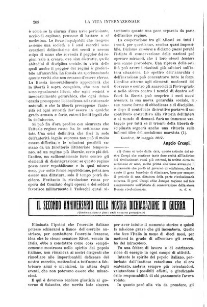 La vita internazionale rassegna quindicinale