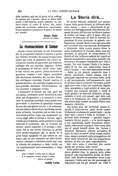 La vita internazionale rassegna quindicinale