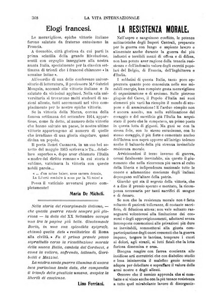 La vita internazionale rassegna quindicinale