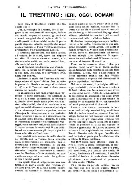 La vita internazionale rassegna quindicinale