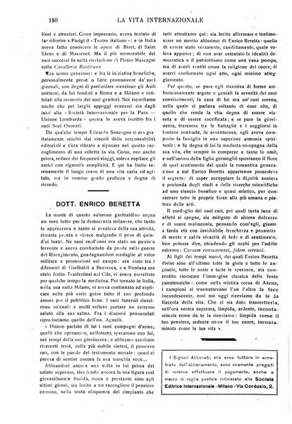 La vita internazionale rassegna quindicinale