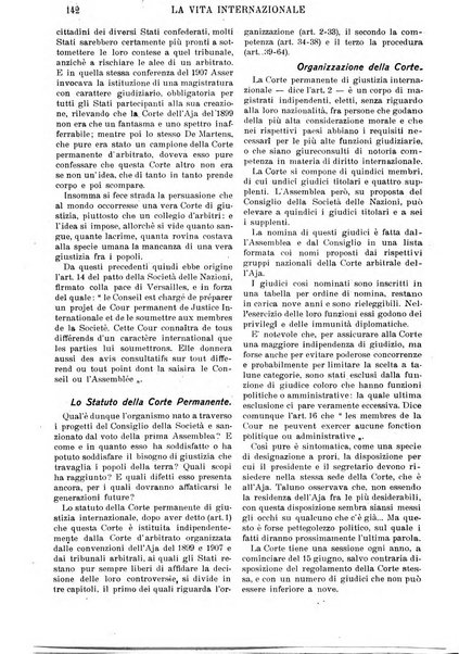 La vita internazionale rassegna quindicinale