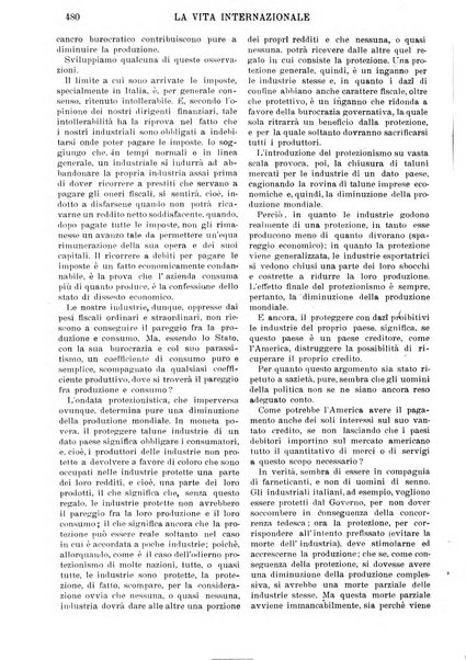 La vita internazionale rassegna quindicinale