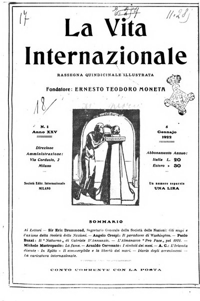 La vita internazionale rassegna quindicinale