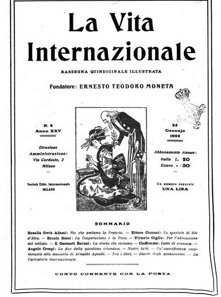 La vita internazionale rassegna quindicinale