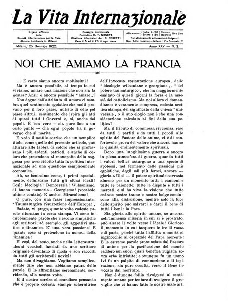 La vita internazionale rassegna quindicinale