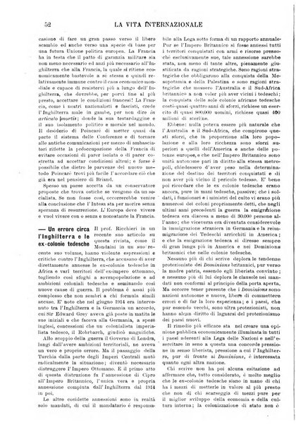 La vita internazionale rassegna quindicinale