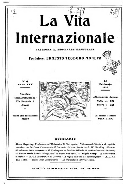 La vita internazionale rassegna quindicinale