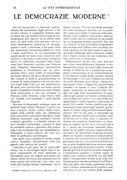 La vita internazionale rassegna quindicinale