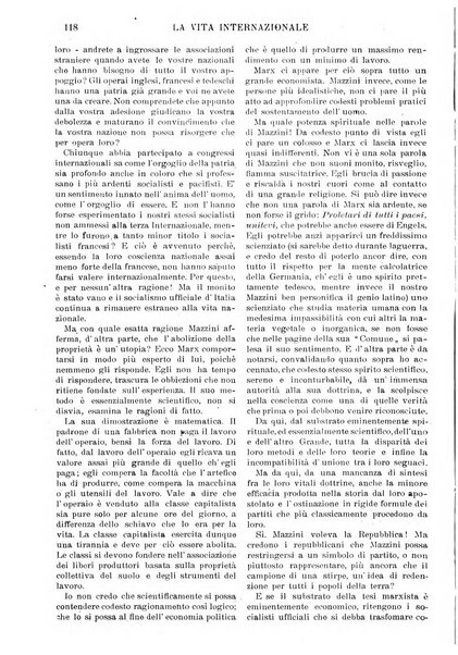 La vita internazionale rassegna quindicinale