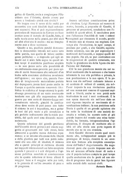 La vita internazionale rassegna quindicinale