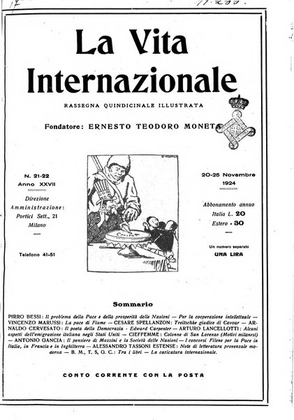 La vita internazionale rassegna quindicinale