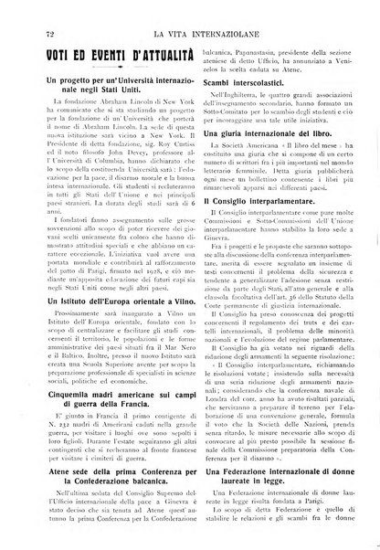 La vita internazionale rassegna quindicinale