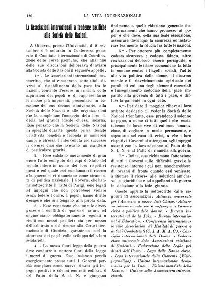 La vita internazionale rassegna quindicinale