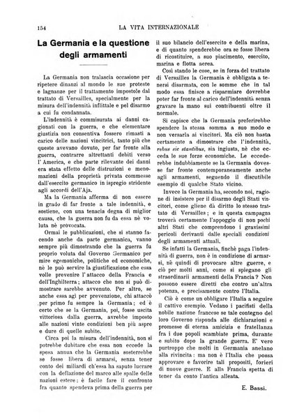 La vita internazionale rassegna quindicinale