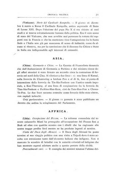 La vita italiana all'estero rivista mensile di emigrazione, politica estera e coloniale.- A. 1, fasc. 1 (gen. 1913)-a. 3, fasc. 30 (giu. 1915)