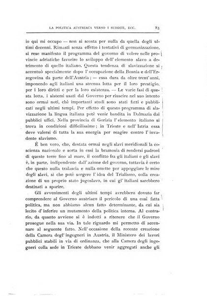 La vita italiana all'estero rivista mensile di emigrazione, politica estera e coloniale.- A. 1, fasc. 1 (gen. 1913)-a. 3, fasc. 30 (giu. 1915)