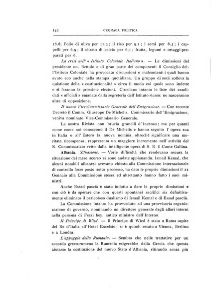 La vita italiana all'estero rivista mensile di emigrazione, politica estera e coloniale.- A. 1, fasc. 1 (gen. 1913)-a. 3, fasc. 30 (giu. 1915)