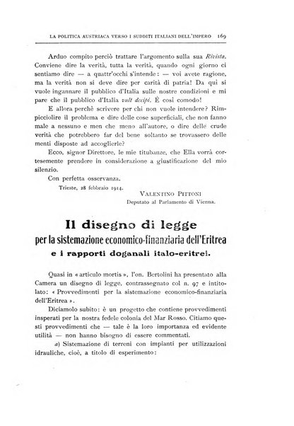 La vita italiana all'estero rivista mensile di emigrazione, politica estera e coloniale.- A. 1, fasc. 1 (gen. 1913)-a. 3, fasc. 30 (giu. 1915)