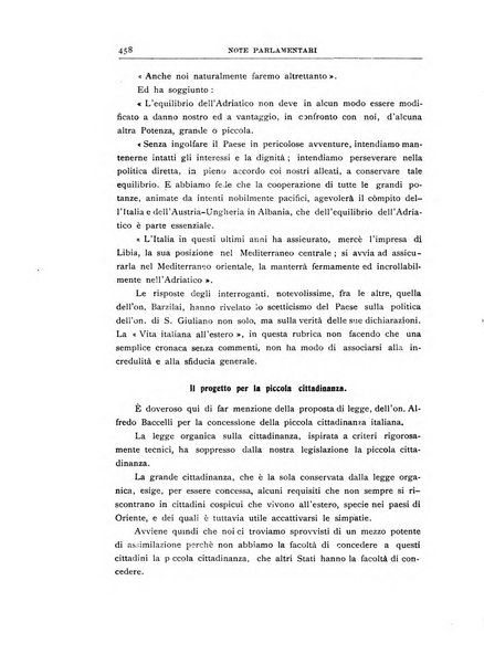 La vita italiana all'estero rivista mensile di emigrazione, politica estera e coloniale.- A. 1, fasc. 1 (gen. 1913)-a. 3, fasc. 30 (giu. 1915)