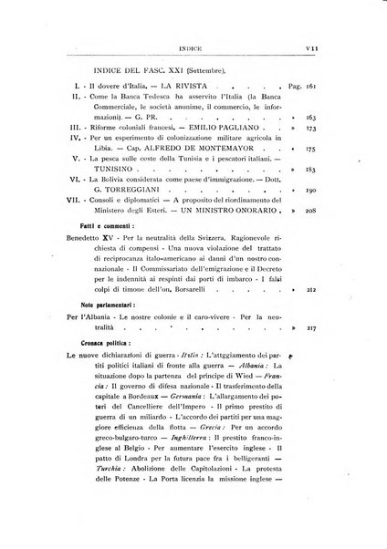 La vita italiana all'estero rivista mensile di emigrazione, politica estera e coloniale.- A. 1, fasc. 1 (gen. 1913)-a. 3, fasc. 30 (giu. 1915)