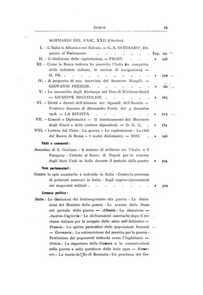 La vita italiana all'estero rivista mensile di emigrazione, politica estera e coloniale.- A. 1, fasc. 1 (gen. 1913)-a. 3, fasc. 30 (giu. 1915)