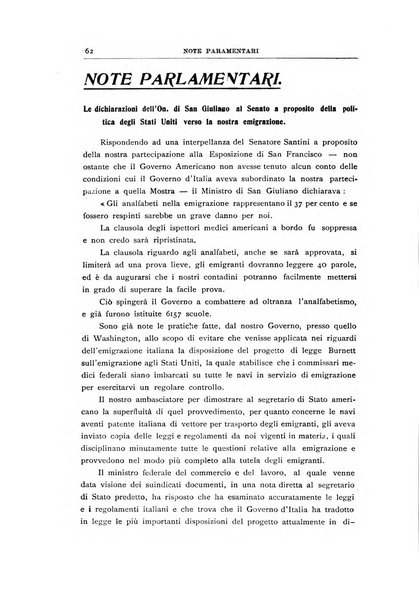 La vita italiana all'estero rivista mensile di emigrazione, politica estera e coloniale.- A. 1, fasc. 1 (gen. 1913)-a. 3, fasc. 30 (giu. 1915)