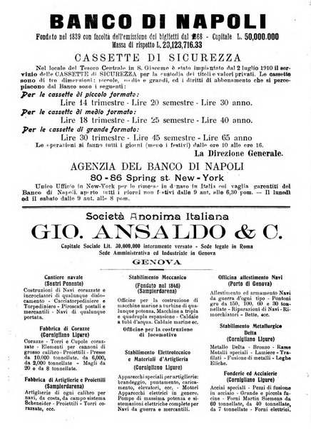 La vita italiana all'estero rivista mensile di emigrazione, politica estera e coloniale.- A. 1, fasc. 1 (gen. 1913)-a. 3, fasc. 30 (giu. 1915)