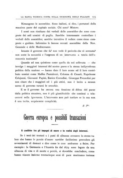 La vita italiana all'estero rivista mensile di emigrazione, politica estera e coloniale.- A. 1, fasc. 1 (gen. 1913)-a. 3, fasc. 30 (giu. 1915)