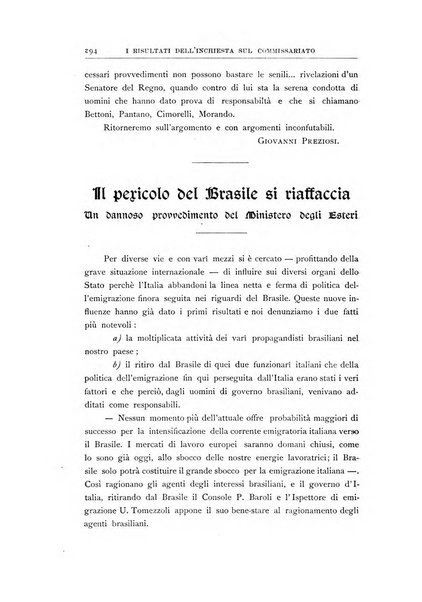 La vita italiana all'estero rivista mensile di emigrazione, politica estera e coloniale.- A. 1, fasc. 1 (gen. 1913)-a. 3, fasc. 30 (giu. 1915)